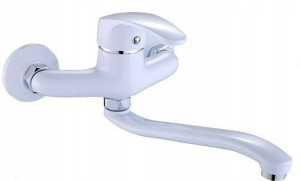 Bateria zlewozmywakowa KAKADU biała BKK 680D