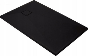 Brodzik granitowy Correo 100x90 czarny
