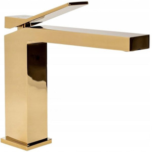 Bateria umywalkowa Duet gold niska REA-B4413