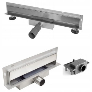 BALNEO Odpływ ścienny 2w1 W-DRAIN 90 cm