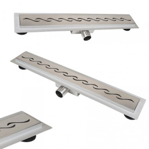 BALNEO Odpływ liniowy DECOR WAVE 100 cm
