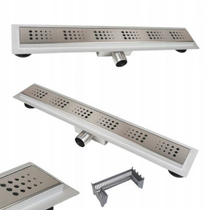 Odpływ liniowy DECOR DROPS 80 Głęboki zasobnik