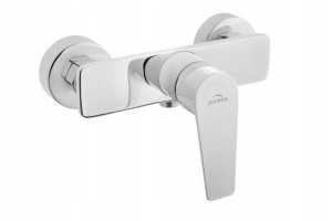 Bateria natryskowa Dokos biały/chrom BN-19-002
