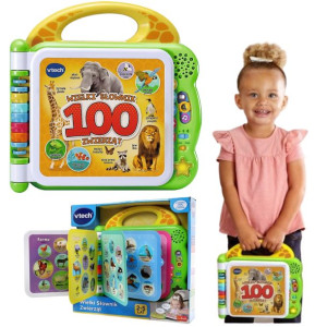 Vtech Wielki Słownik Zwierząt, interaktywna książeczka
