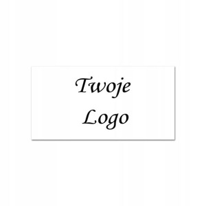 Naklejki 6x4 cm z napisem twoim logo grafiką
