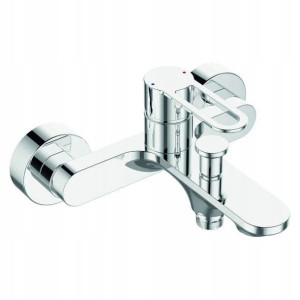 Bateria wannowa ścienna ASTA chrom BAS_010D bez ze