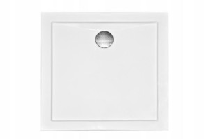 Brodzik Besco Aquarius Posadzkowy Kwadratowy 80x80