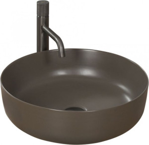 Umywalka ceraminczna nablatowa Elma szara matowa 4
