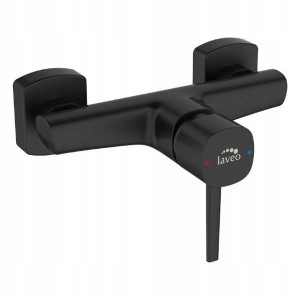 Bateria natryskowa POLA ścienna czarna BAP_740D