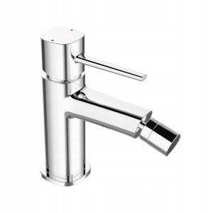 Bateria bidetowa POLA z korkiem chrom BAP_032D