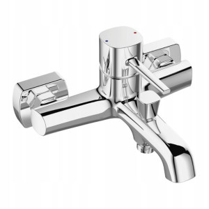 Bateria wannowa POLA ścienna chrom BAP_010D