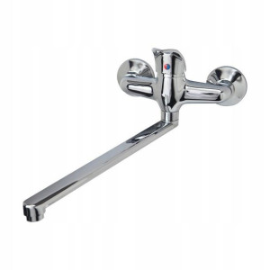 Bateria Zlewozmywakowa Ścienna Wylewka 30 Cm