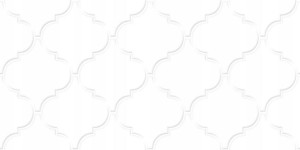 Płytka ścienna WALL WHITE ARABESCA SHINY 30x60 cm