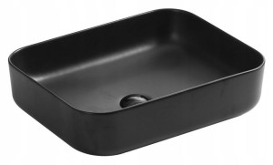 Umywalka ceramiczna nablatowa Quadro 50x39
