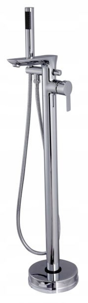 Bateria wannowa wolnostojąca Glamour chrom