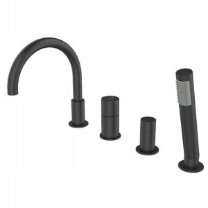 Bateria nawannowa 4-otworowa Ove czarna