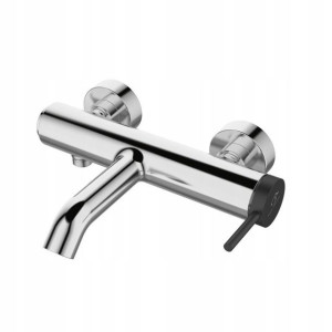 Bateria wannowa Ove stick chrom/czarna