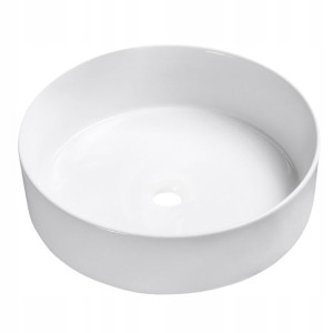 Umywalka ceramiczna nablatowa okrągła Desna 36