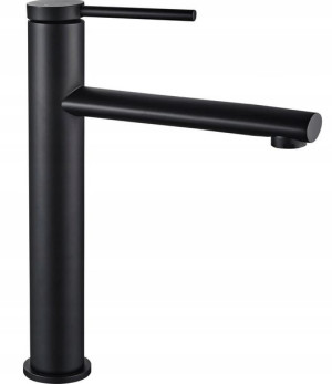 Bateria umywalkowa Oval Black wysoka REA-B6511