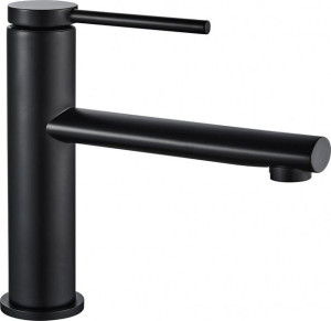 Bateria umywalkowa Oval Black niska REA-B6516