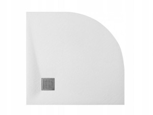 Brodzik półokrągły VEXO biały 90x90
