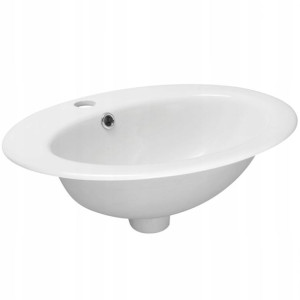 Umywalka wpuszcza w blat owalna KERRA KR-132
