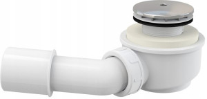 Brodzikowy zestaw odpływowy chrom A471CR Ø50mm