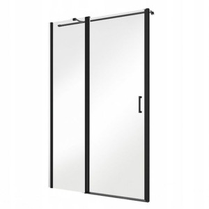 Exo-C drzwi prysznicowe walk-in 110x190 czarny mat