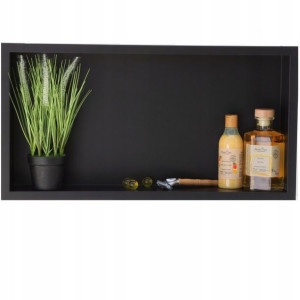 Półka wnękowa Wall - Box ONE 90x30x10 Czarna