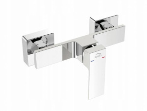 Bateria natryskowa AMPER biały/chrom BAM 640D
