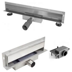 BALNEO Odpływ ścienny 2w1 W-DRAIN 80 cm