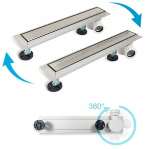 Odpływ liniowy 2w1 SIDE-DRAIN-60 boczny syfon