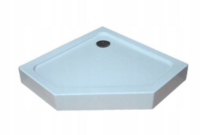 Brodzik pięciokątny BKB022PK 90x90x14x3 kompaktowy