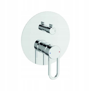 Bateria natryskowa podtynkowa ASTA chrom BAS_00PD
