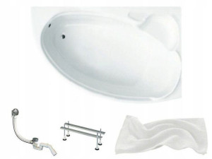 Wanna Finezja 140x95 Prawa Besco + Syfon Automat!