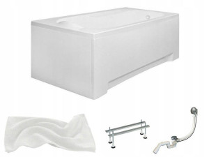 Wanna Bona 160x70 Besco + Obudowa + Syfon!