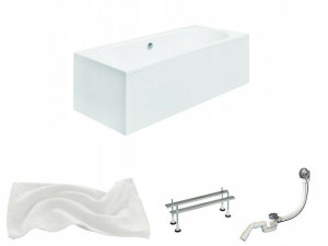 Wanna Vitae 150x75 Besco + Obudowa + Syfon!
