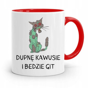 Kubek Czerwony Weterynarza Dupnę Kawusie I Git