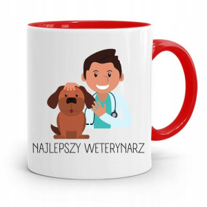 Kubek Czerwony Weterynarza Najlepszy Weterynarz