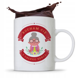 Kubek Dla Babci Na Imieniny Kocham Cię