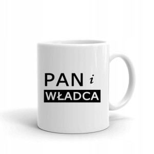 Personalizowany Kubek z napisem Pan i Władca
