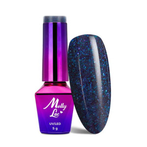 218 Lakier Hybrydowy Molly Lac 5ml Obsession  Deep Galaxy
