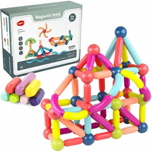 Klocki Magnetyczne Konstrukcyjne Edukacyjne Sticks