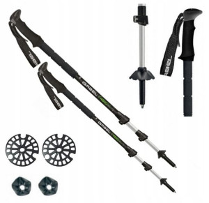 Kije kijki trekkingowe GABEL Mont Blanc Tour Black
