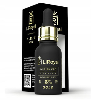 Olejek Cbd Liroyal Gold 5%+ Witaminy D3 Adek 11ml