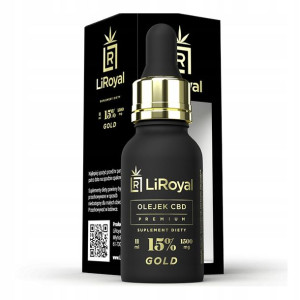 Olejek Cbd Liroyal Gold 15%+ Witaminy D3 Adek 11ml