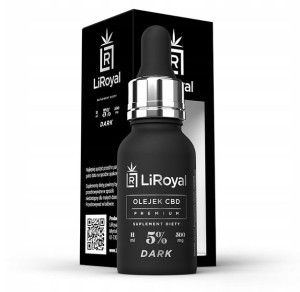 Olejek Cbd 5% Liroyal Dark+ Witaminy D3 Adek 11ml