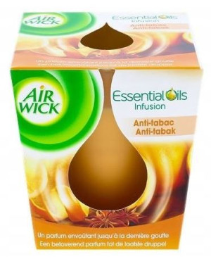Air Wick Świeczka Zapachowa Pomarańczowa Anti Tabac