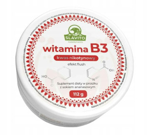SLAVITO Witamina B3 PP Niacyna FLUSH dr CZERNIAK