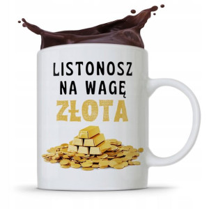 Kubek Prezent Dla Listonosza Na Wagę Złota